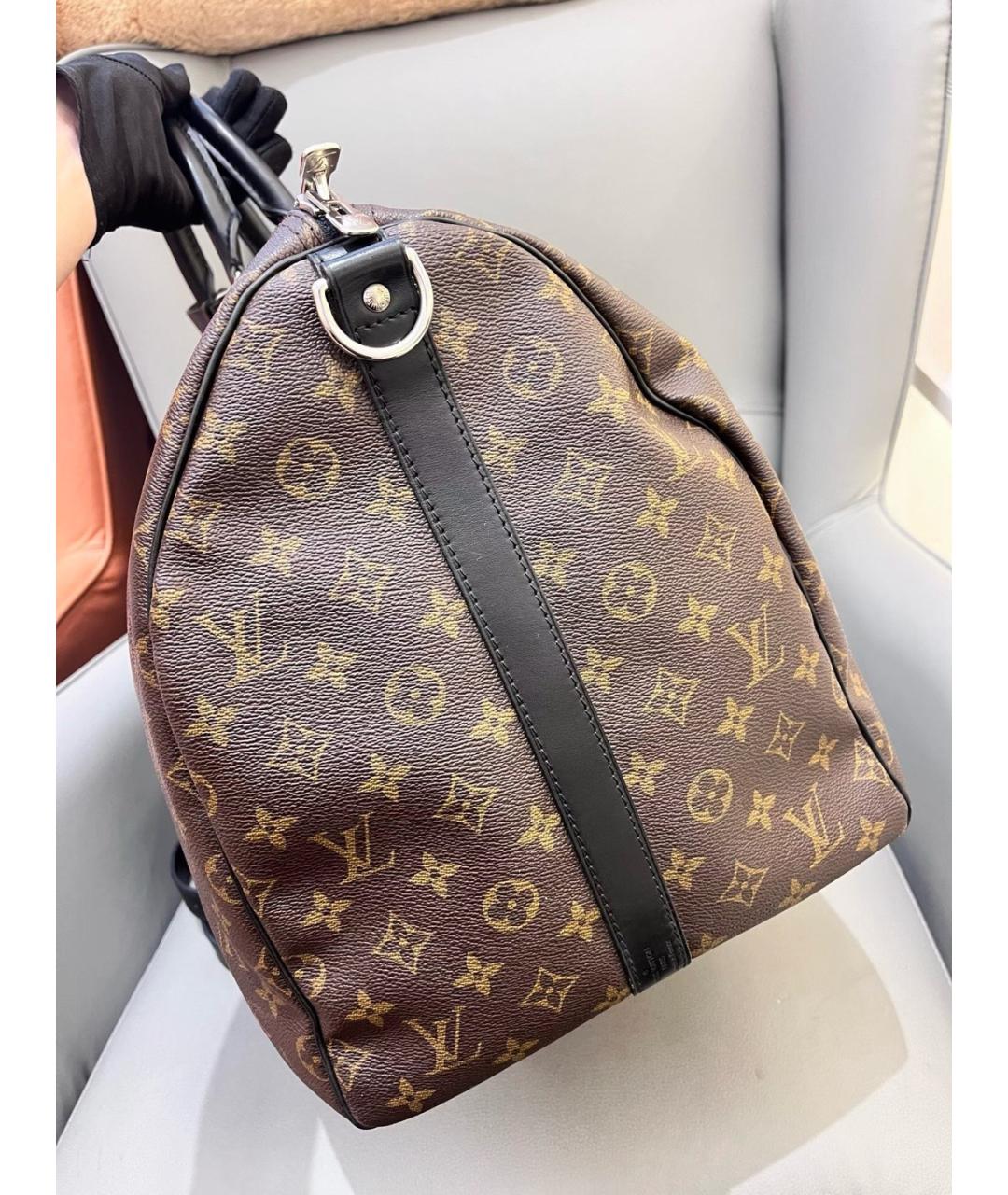 LOUIS VUITTON Коричневая дорожная/спортивная сумка, фото 4