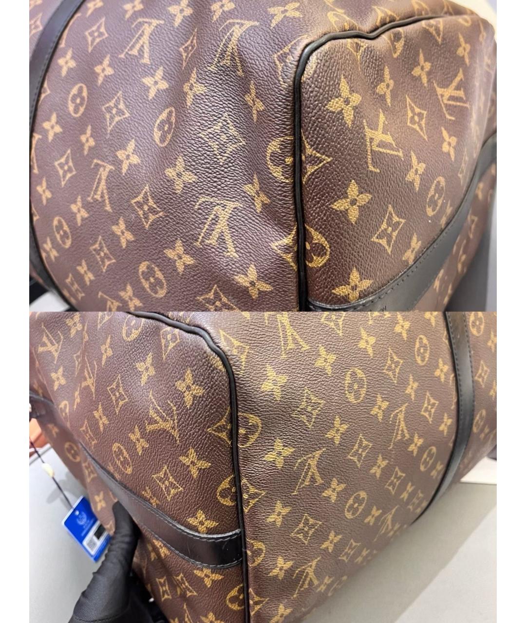 LOUIS VUITTON Коричневая дорожная/спортивная сумка, фото 5