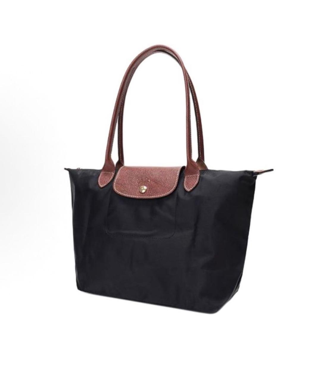 LONGCHAMP Черная сумка тоут, фото 2