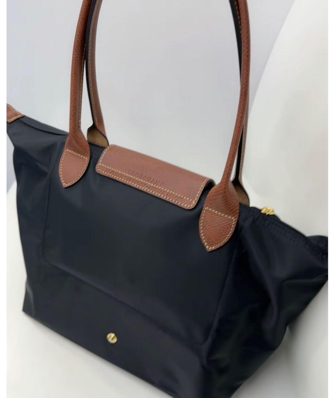 LONGCHAMP Черная сумка тоут, фото 5