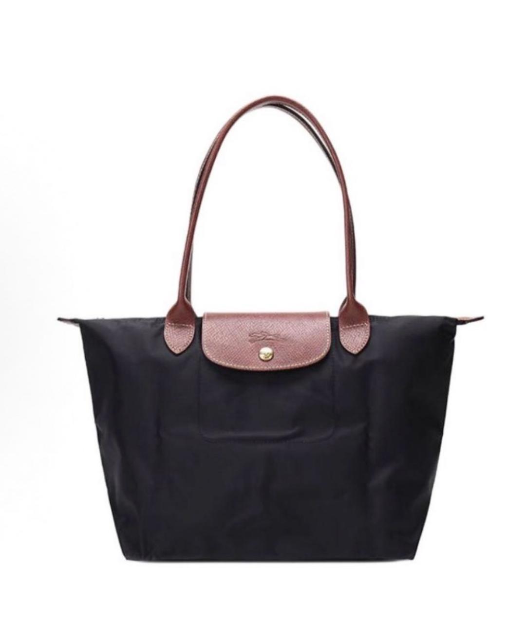 LONGCHAMP Черная сумка тоут, фото 6