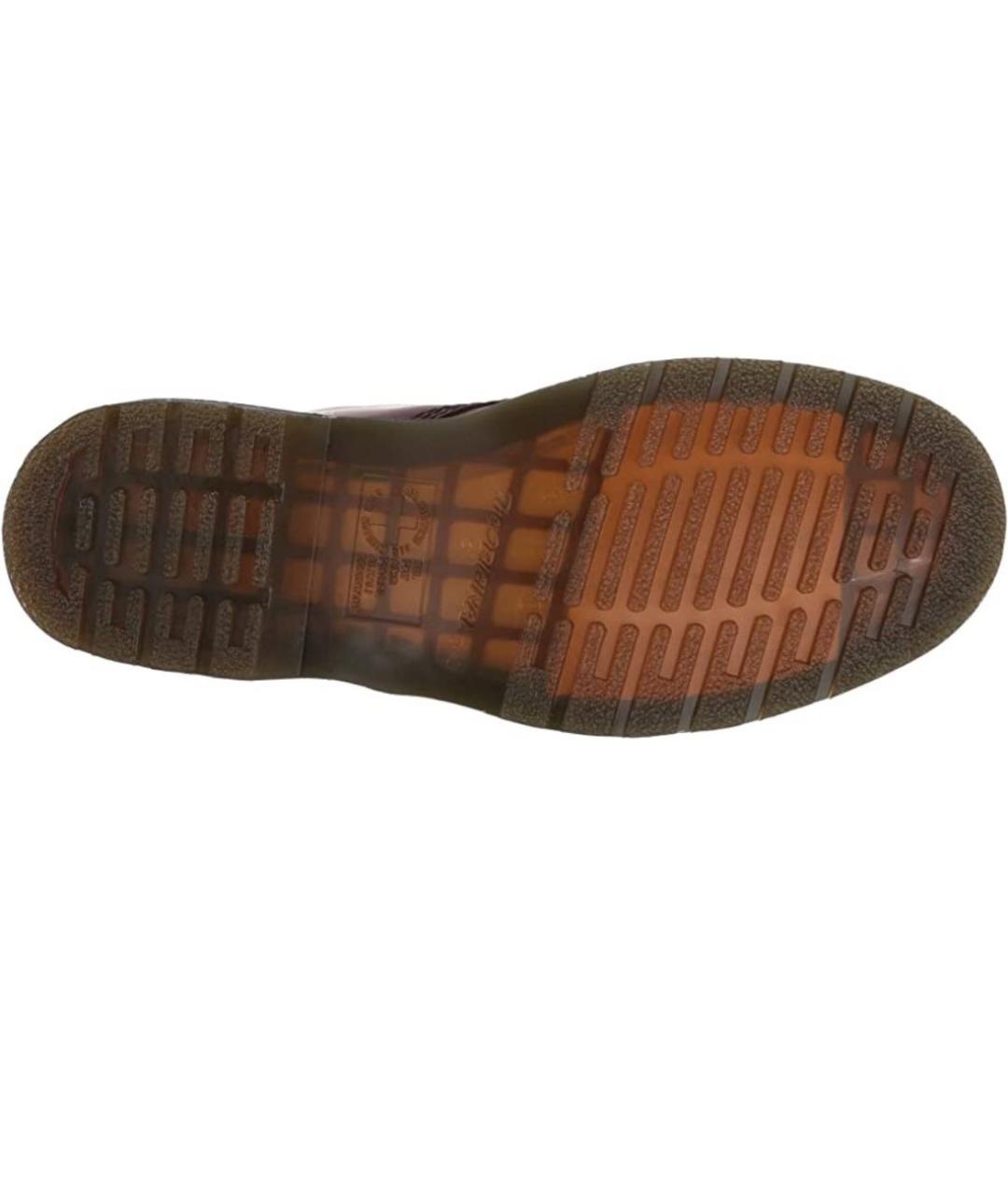 DR. MARTENS Бордовые кожаные ботинки, фото 5