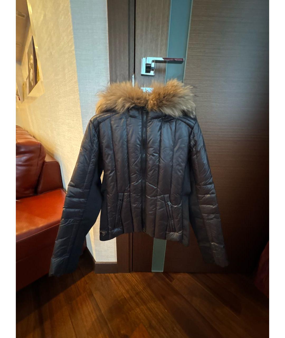 PRADA Черная полиамидовая куртка, фото 7