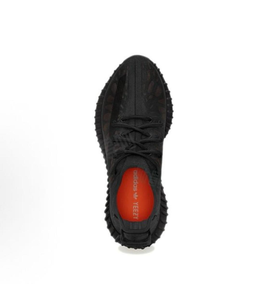 ADIDAS YEEZY Черные текстильные низкие кроссовки / кеды, фото 4