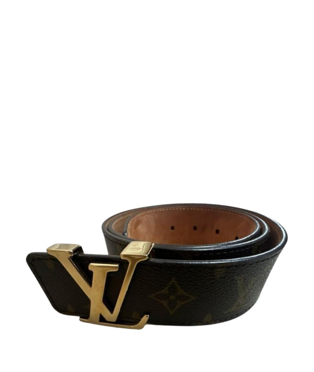 LOUIS VUITTON Коричневый ремень из искусственной кожи, фото 1