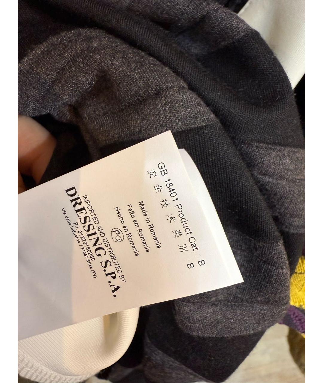 ROBERTO CAVALLI Мульти вискозное повседневное платье, фото 7