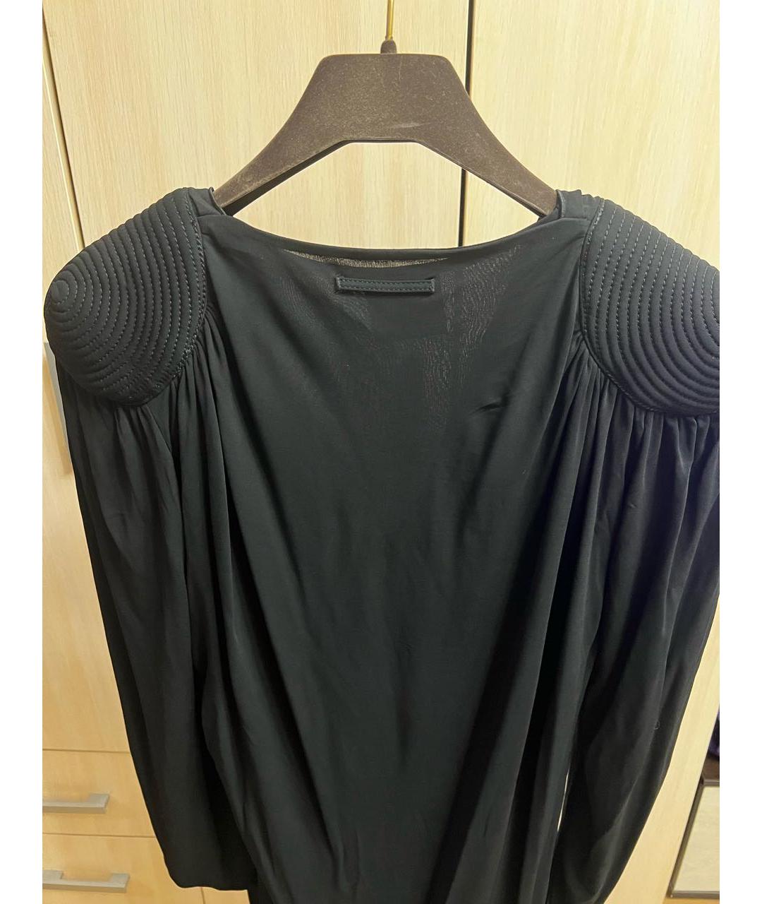 JEAN PAUL GAULTIER Черное вискозное вечернее платье, фото 4