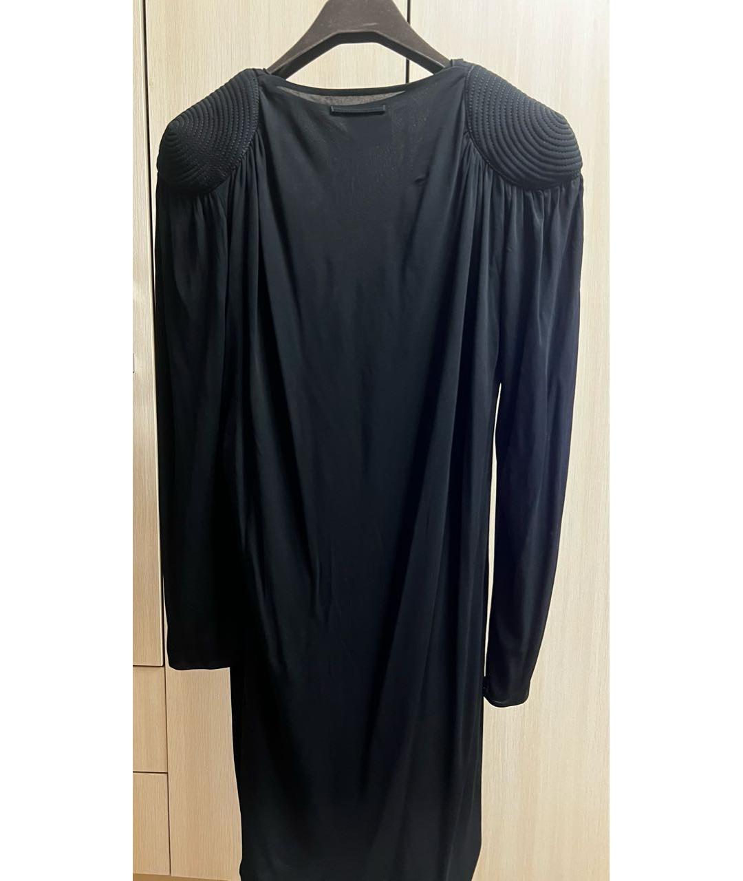 JEAN PAUL GAULTIER Черное вискозное вечернее платье, фото 2