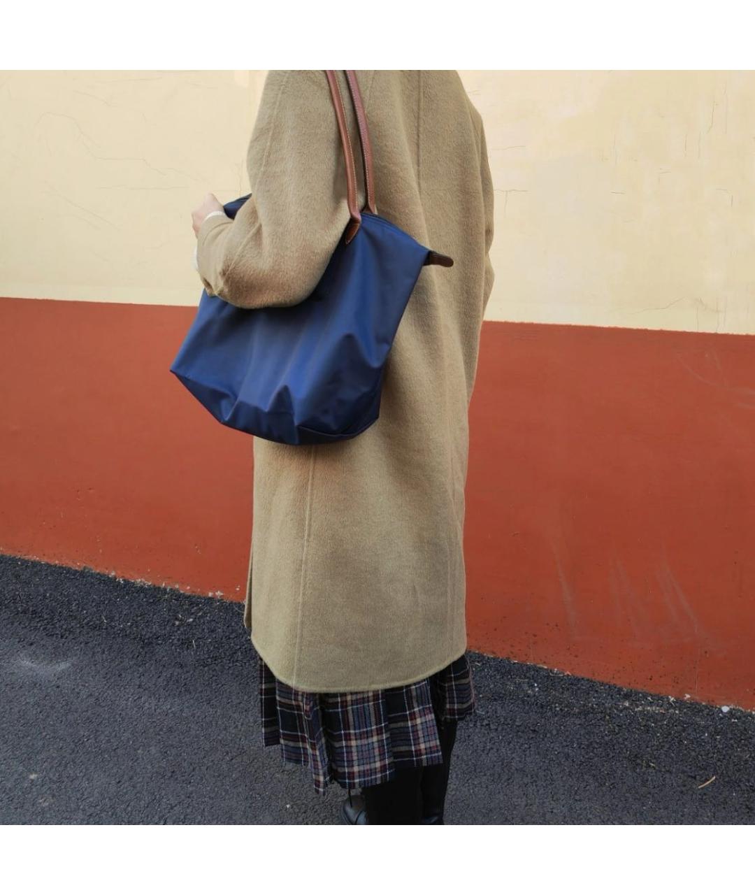 LONGCHAMP Темно-синяя сумка тоут, фото 6