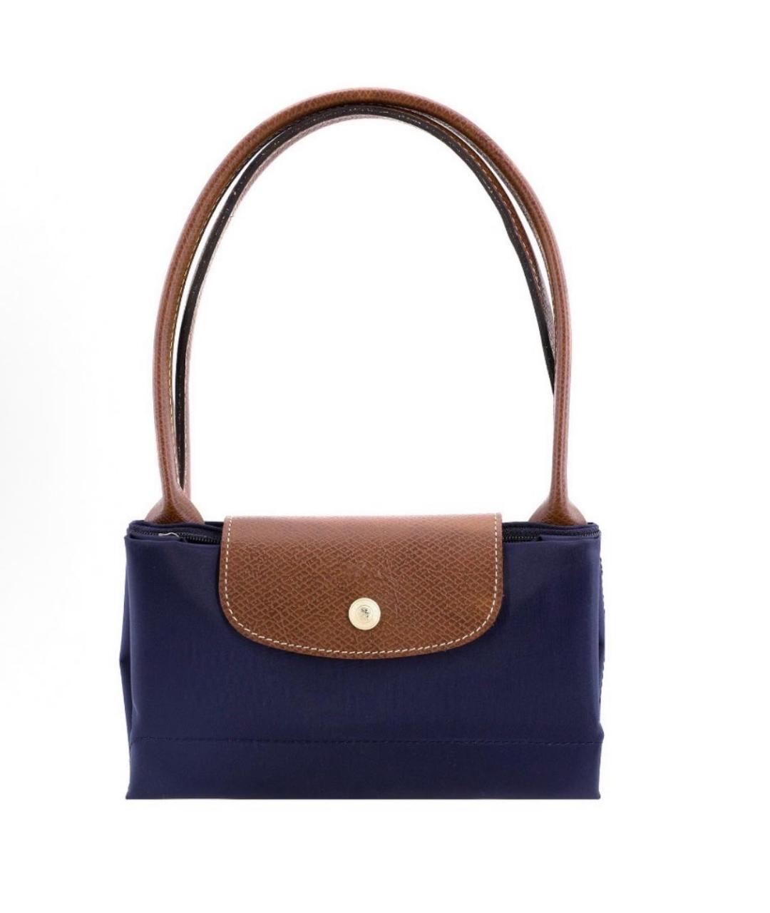 LONGCHAMP Темно-синяя сумка тоут, фото 4