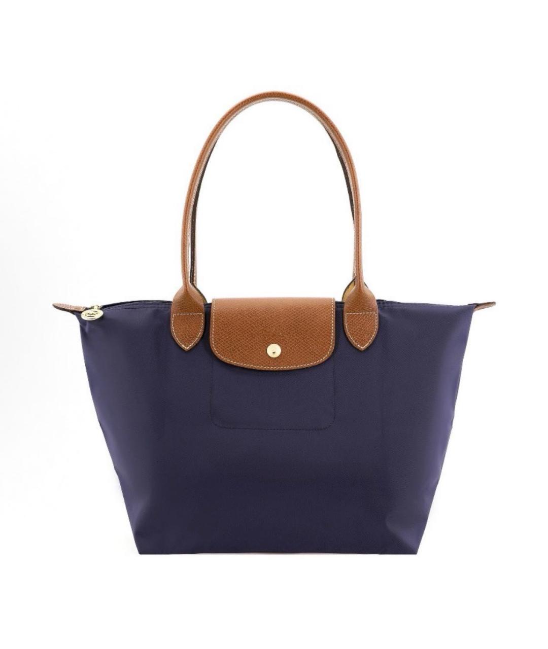 LONGCHAMP Темно-синяя сумка тоут, фото 1