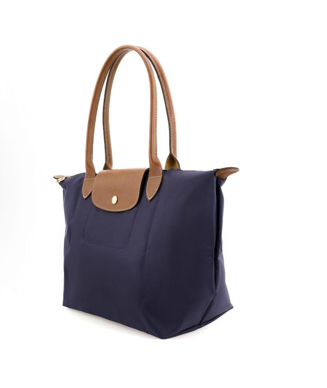 LONGCHAMP Темно-синяя сумка тоут, фото 2