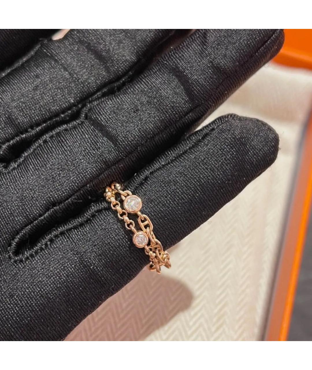 HERMES Золотое кольцо из розового золота, фото 2