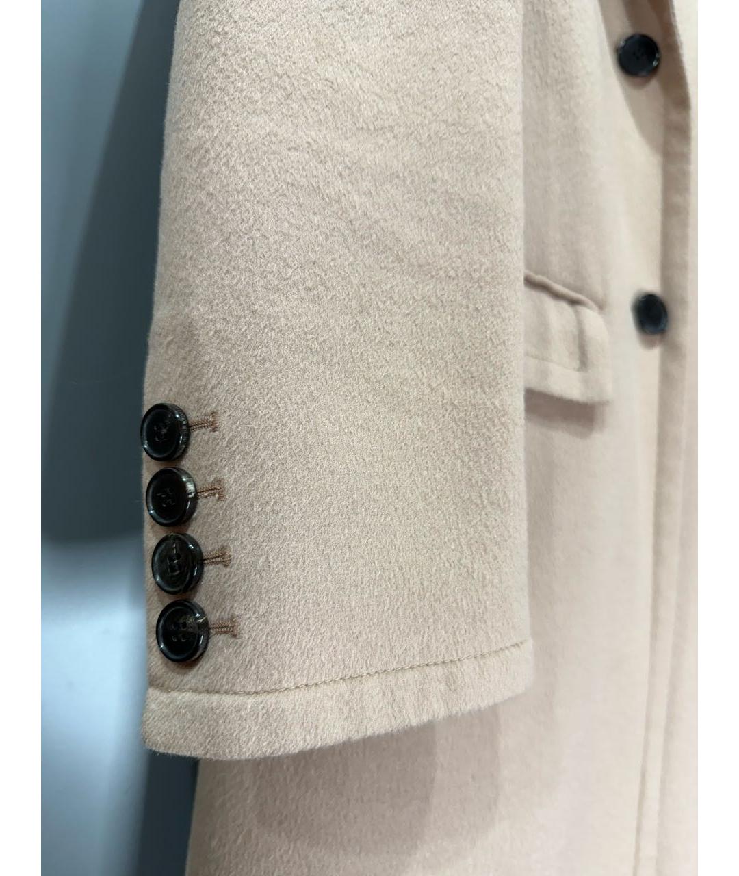 VALENTINO Бежевое шерстяное пальто, фото 6
