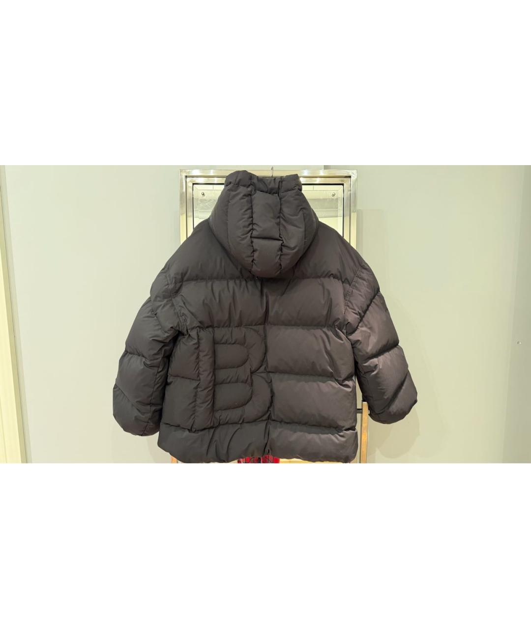 BACON Черный полиэстеровый пуховик, фото 5