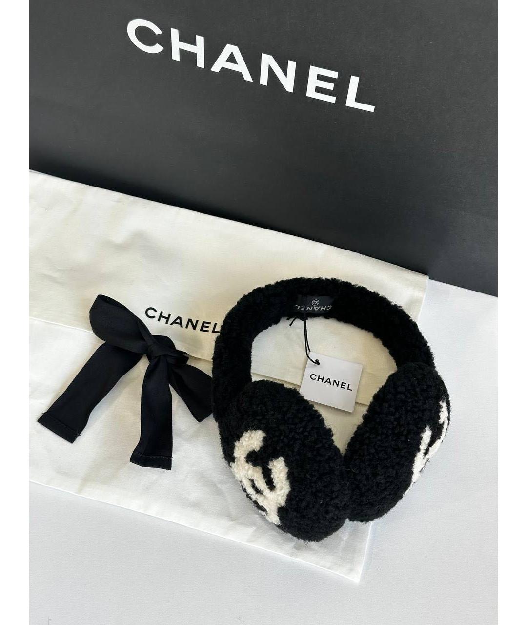 CHANEL Черные наушники, фото 6