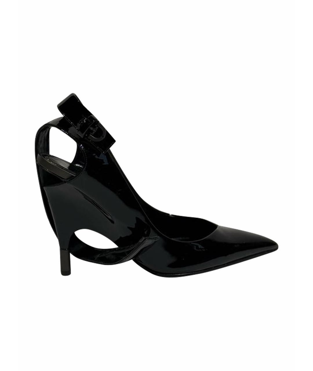 TOM FORD Черные туфли из лакированной кожи, фото 1