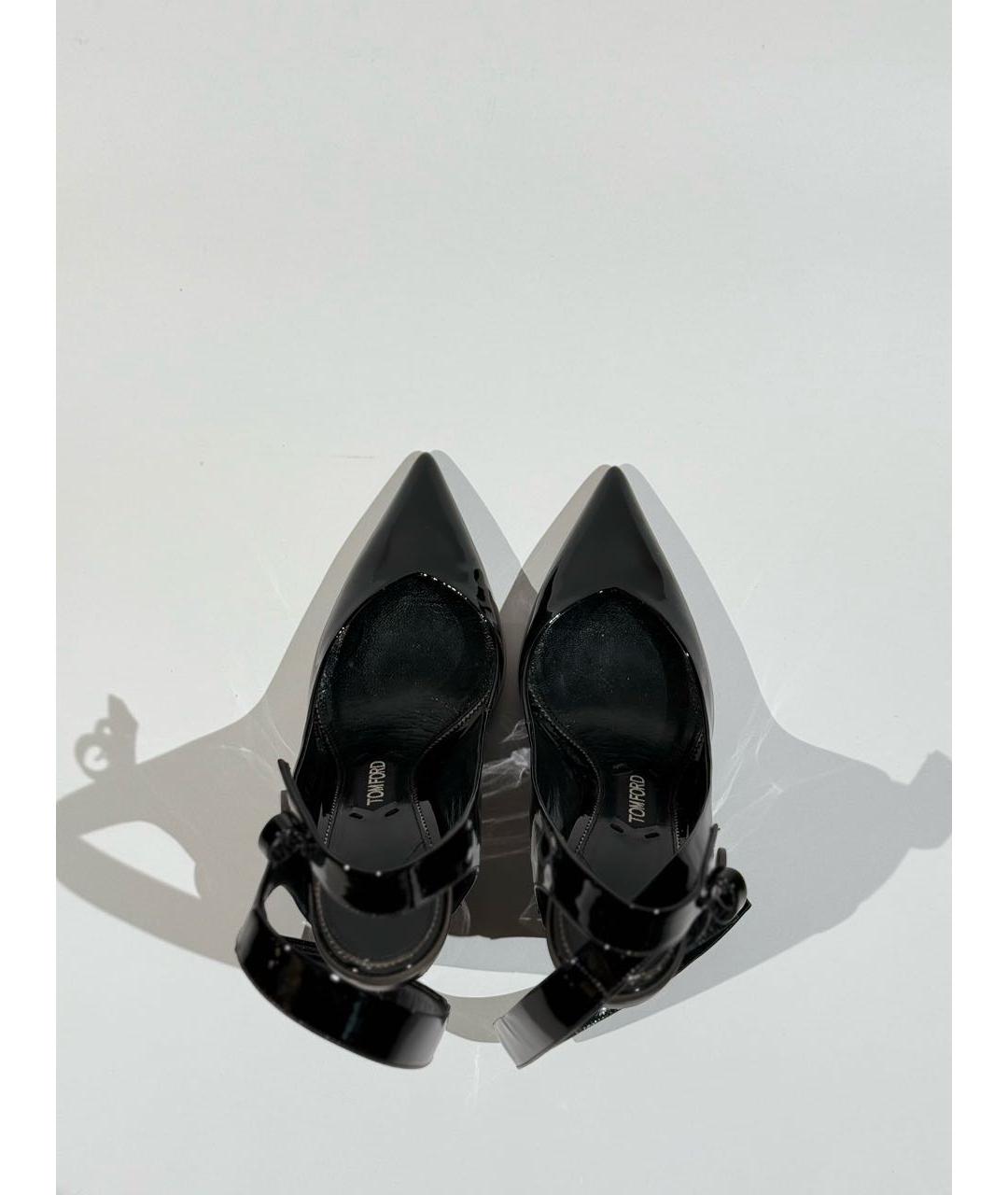 TOM FORD Черные туфли из лакированной кожи, фото 3