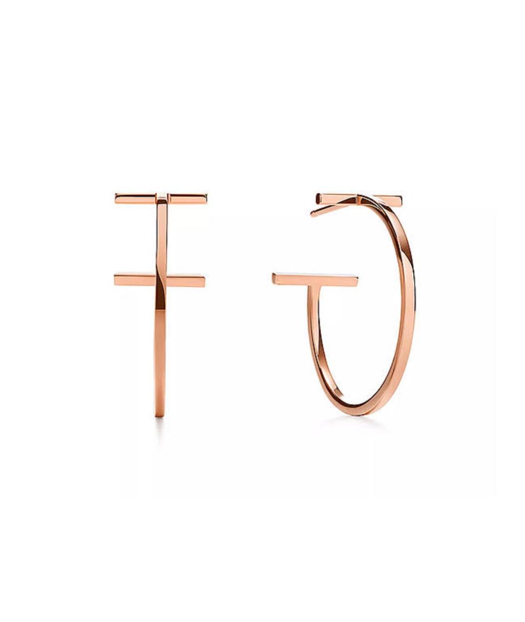 TIFFANY&CO Золотые серьги из розового золота, фото 6