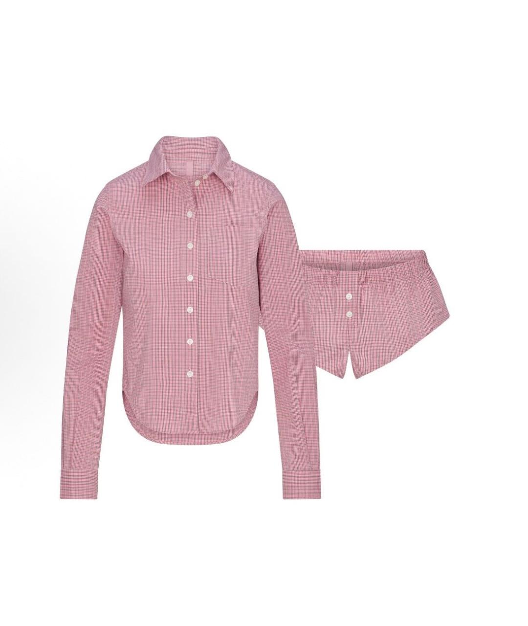 SKIMS Розовая пижама, фото 1