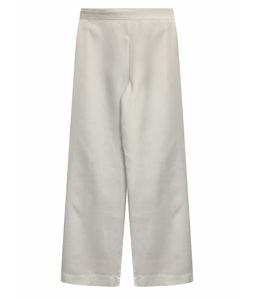 GIANFRANCO FERRE Белые льняные прямые брюки, фото 1