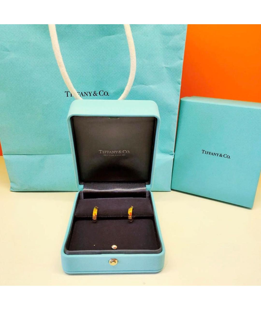 TIFFANY&CO Золотые серьги из розового золота, фото 2