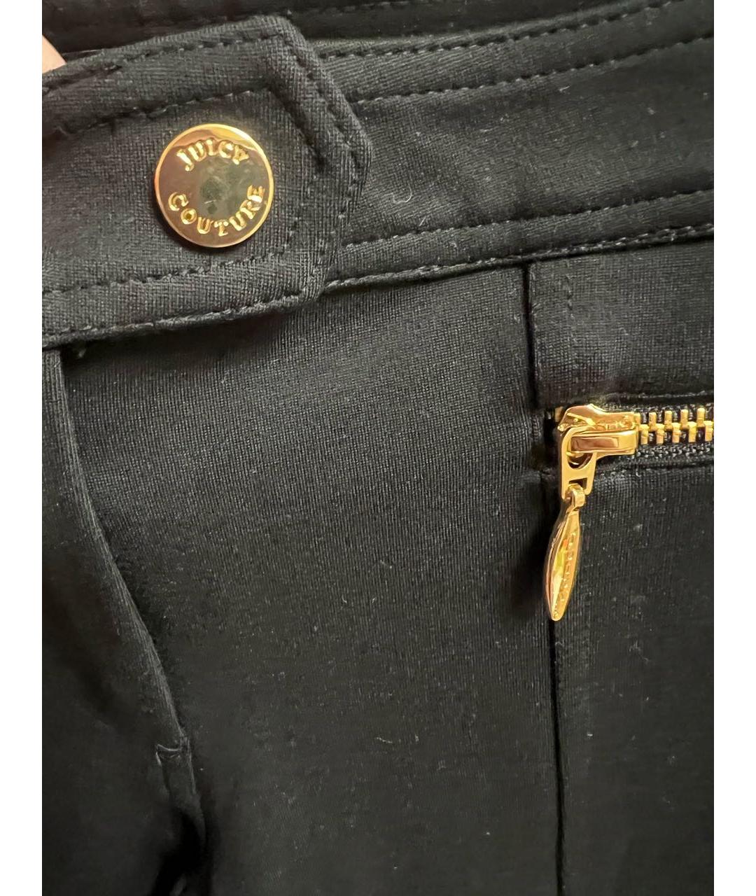JUICY COUTURE Черные брюки узкие, фото 5