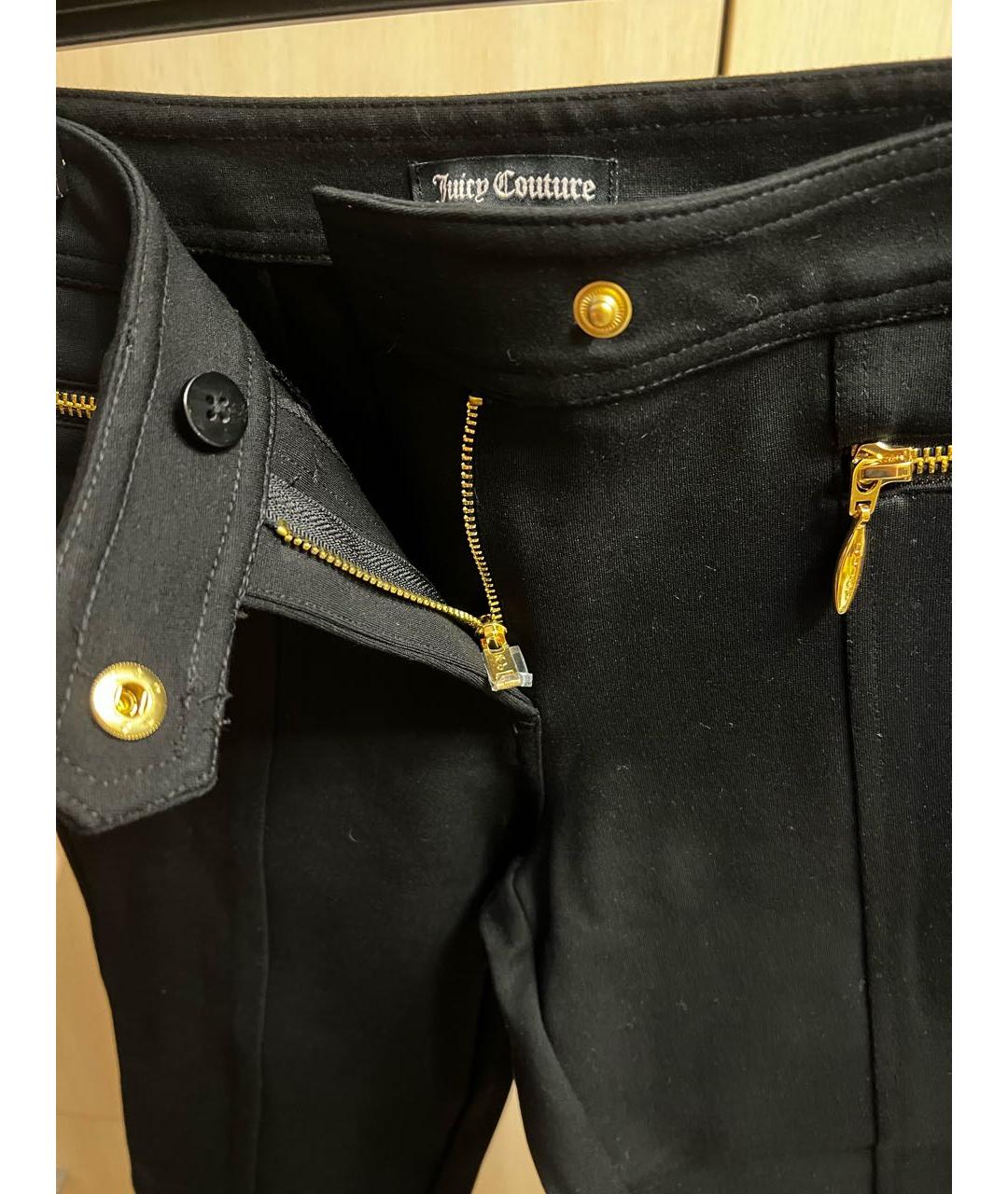 JUICY COUTURE Черные брюки узкие, фото 4