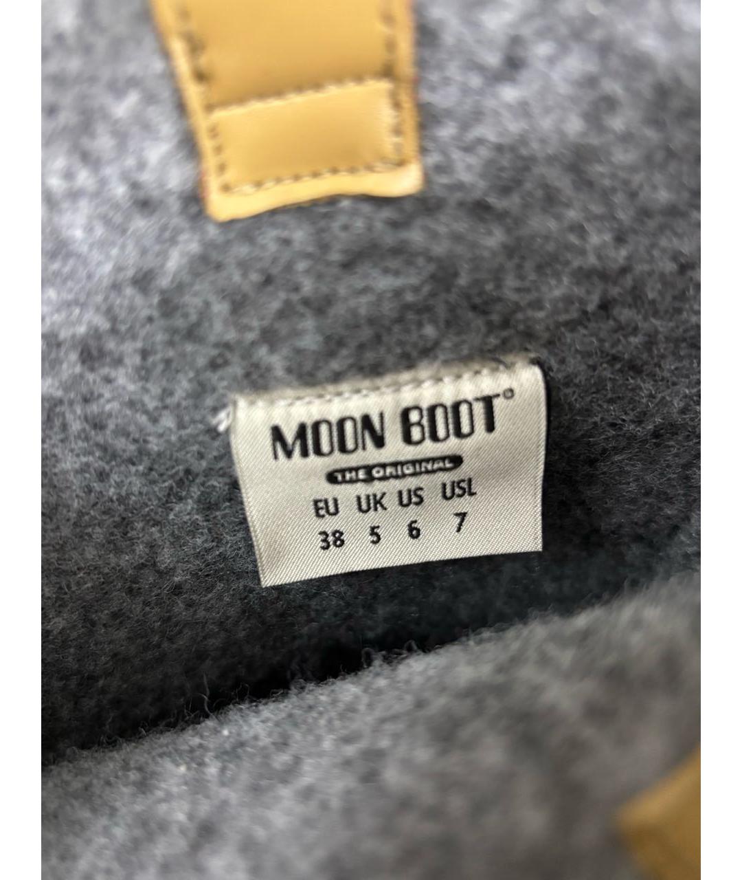 MOON BOOT Черные полусапоги, фото 3