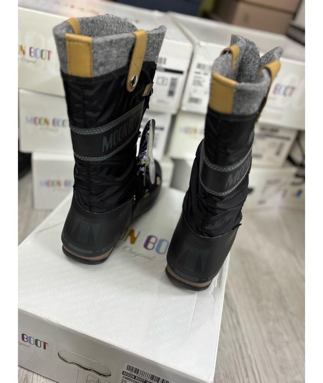 MOON BOOT Черные полусапоги, фото 4
