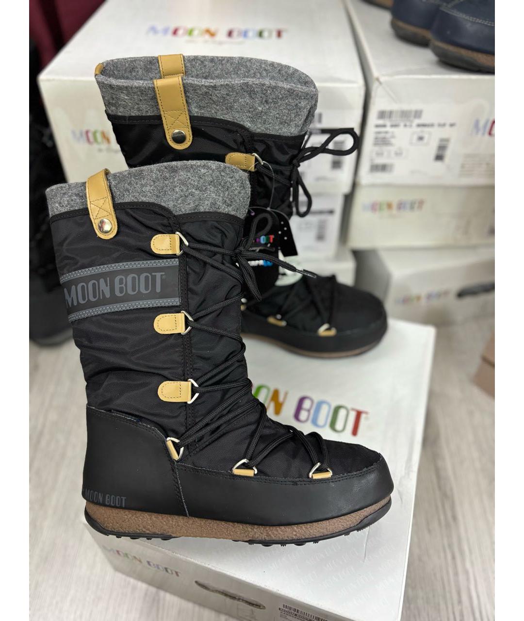 MOON BOOT Черные полусапоги, фото 9