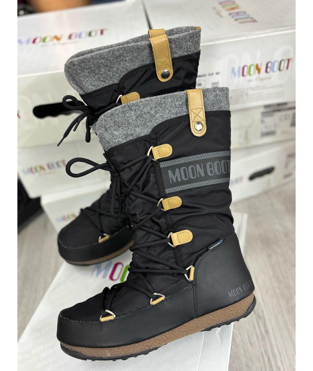 MOON BOOT Черные полусапоги, фото 6