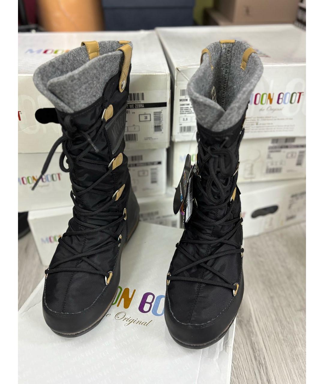 MOON BOOT Черные полусапоги, фото 2