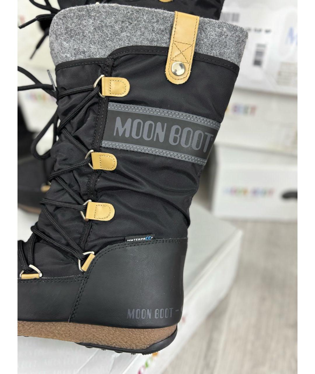 MOON BOOT Черные полусапоги, фото 5