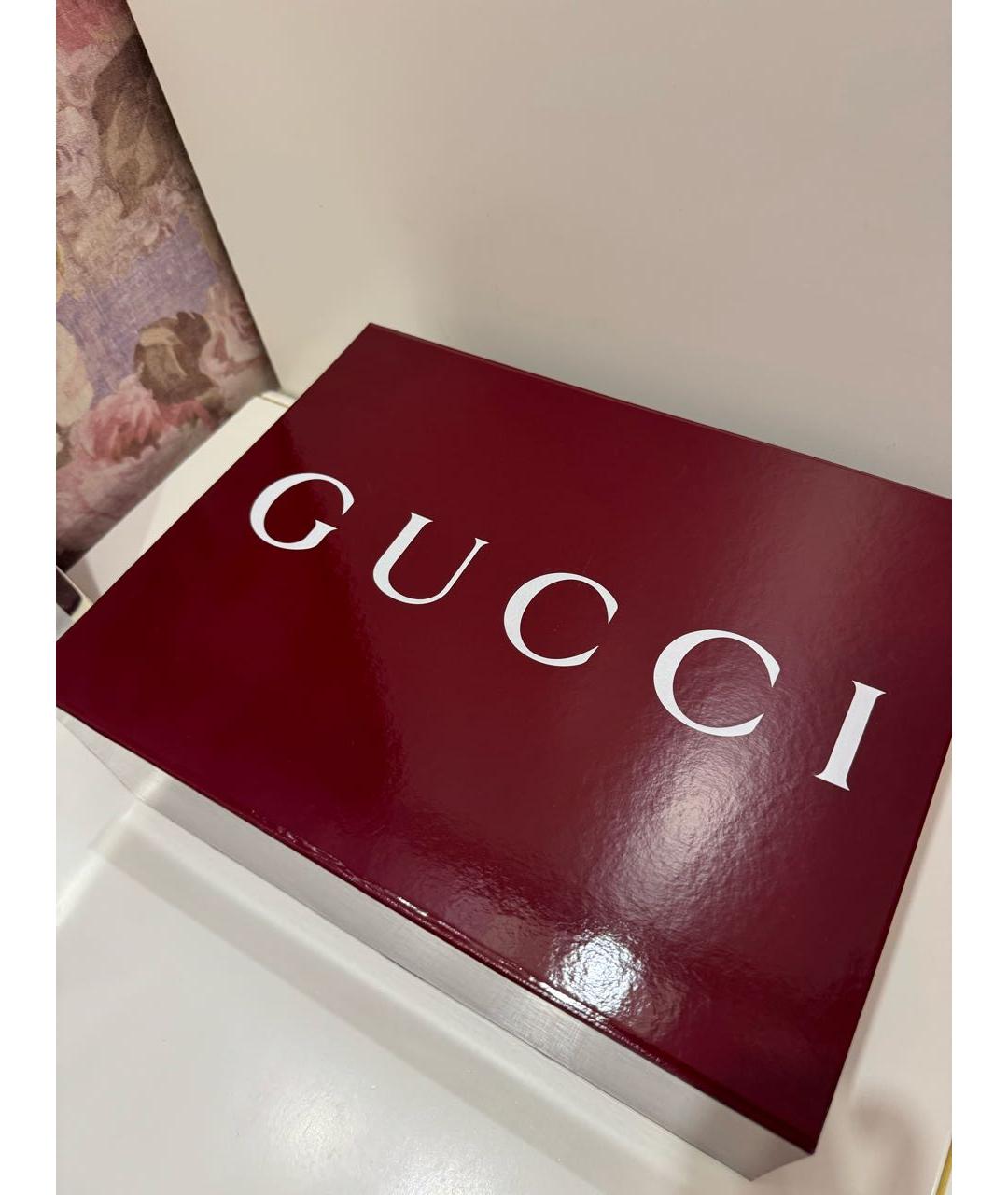 GUCCI Бежевая кожаная сумка с короткими ручками, фото 7