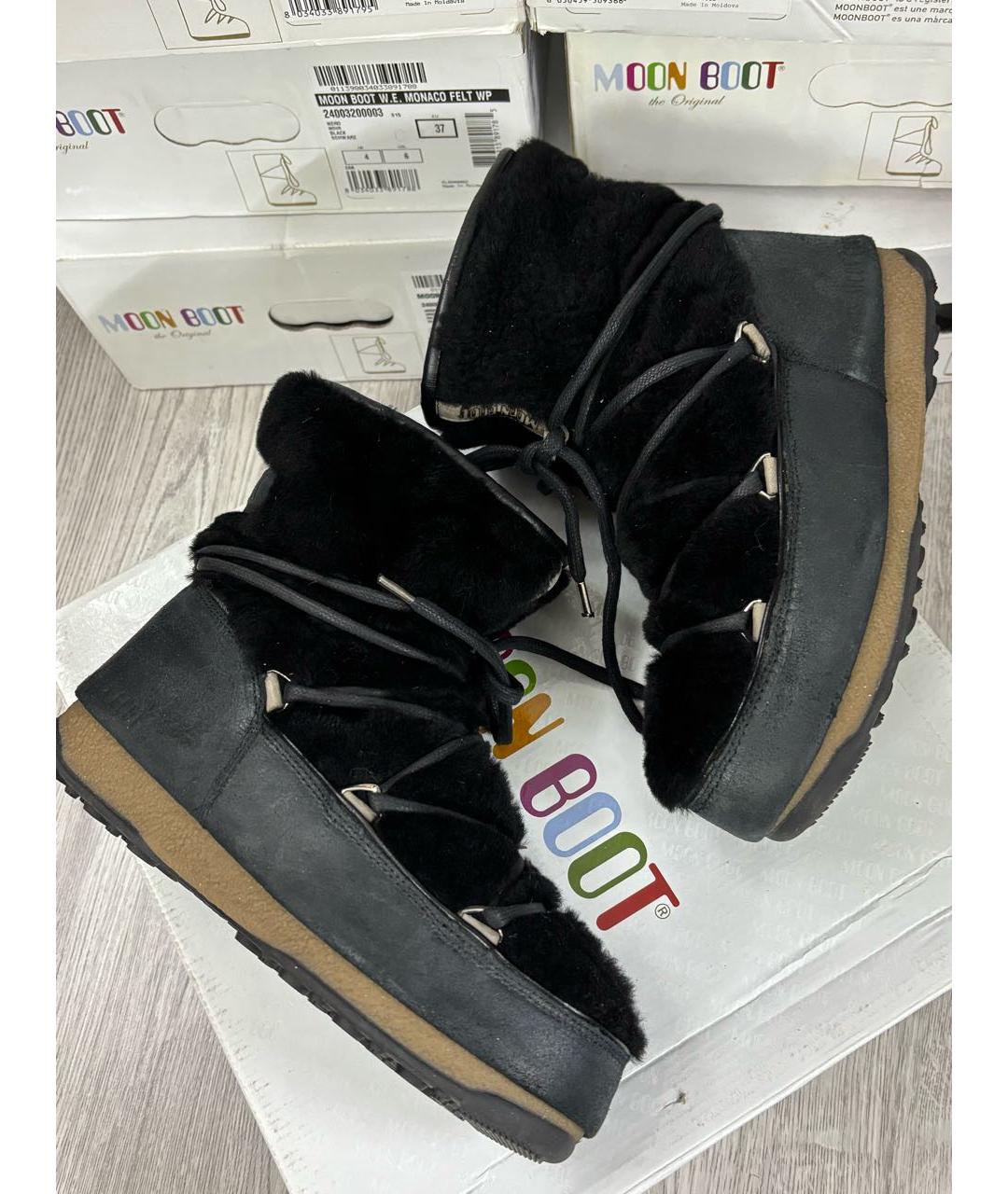 MOON BOOT Черные полусапоги, фото 8