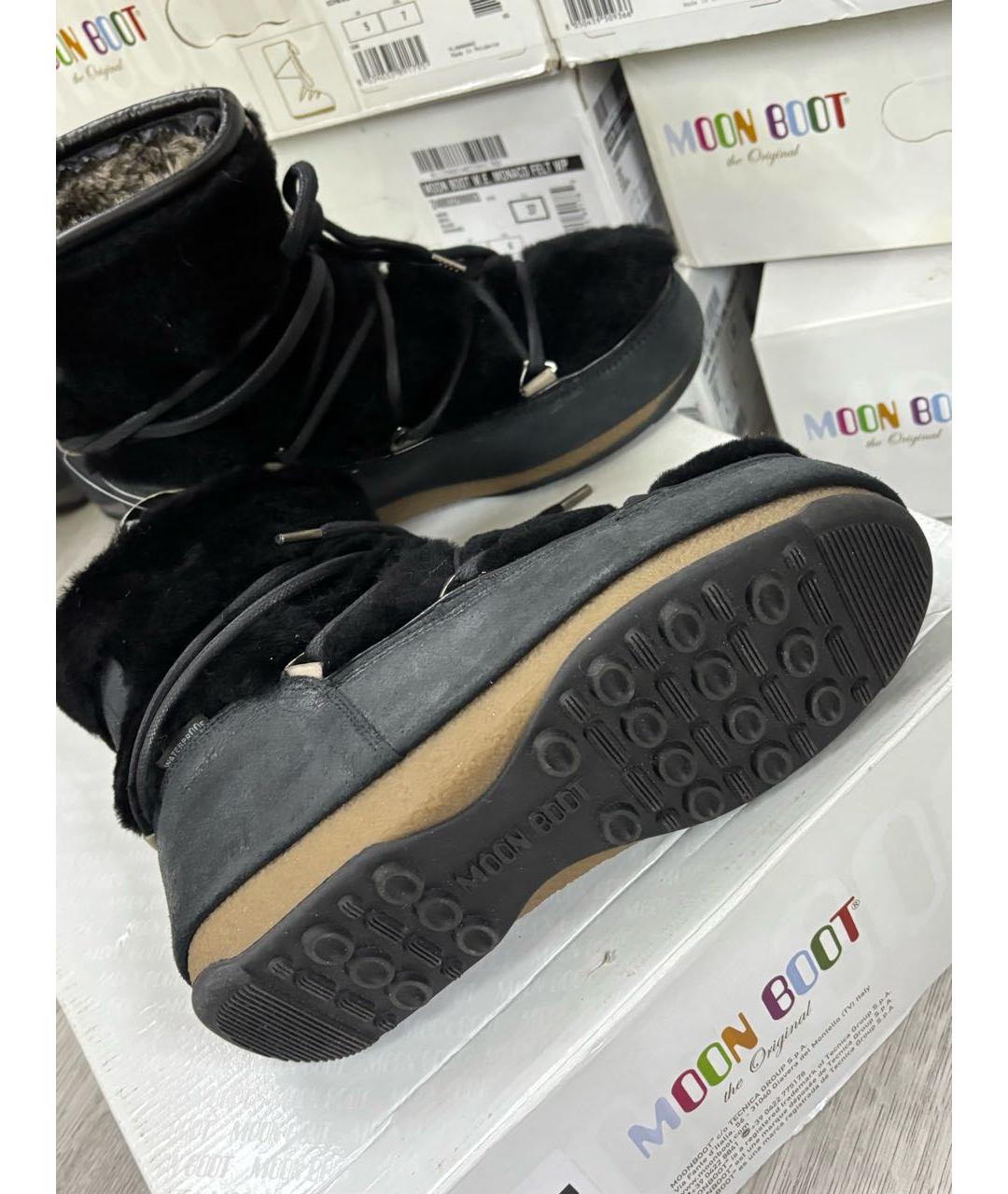 MOON BOOT Черные полусапоги, фото 7
