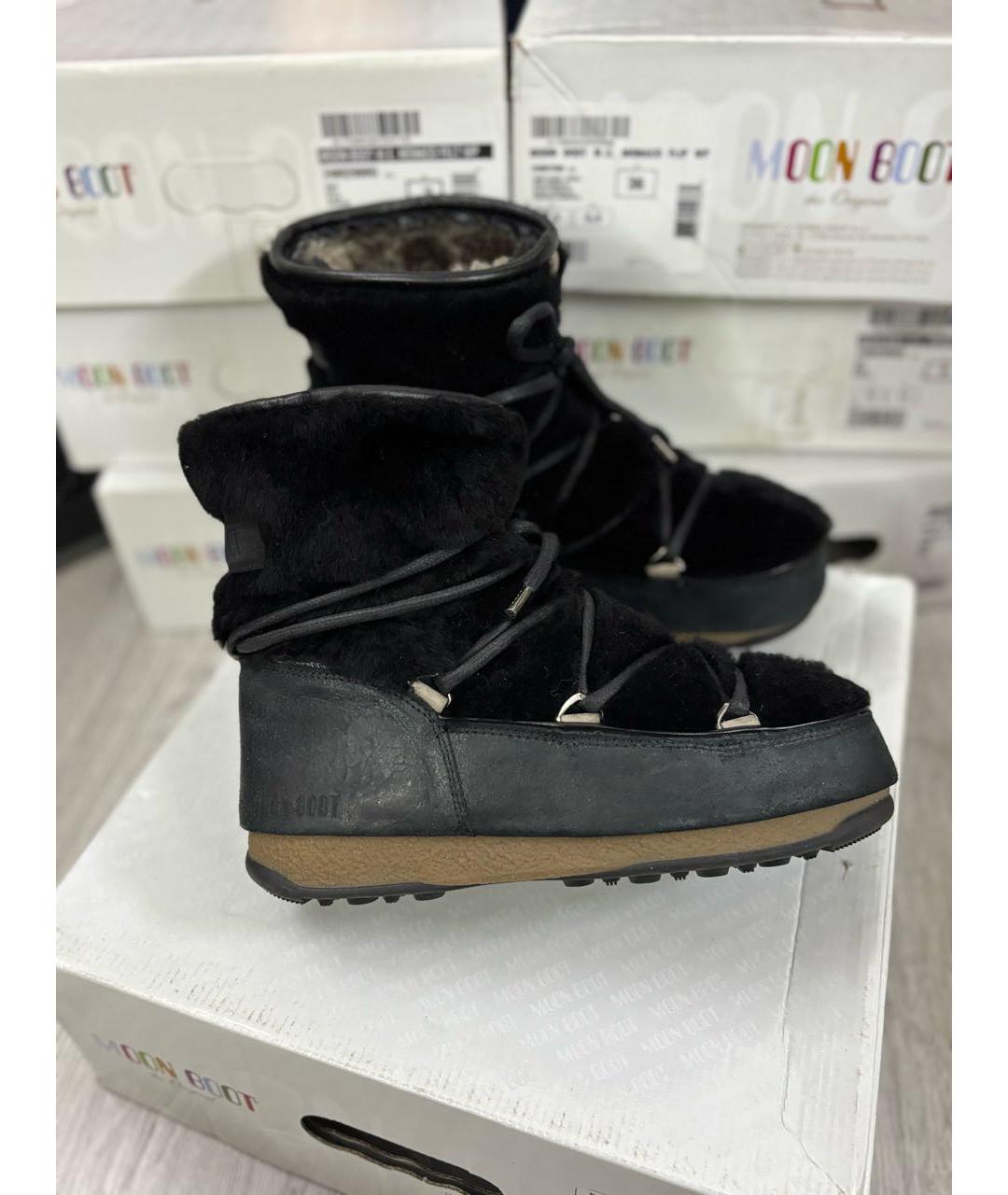 MOON BOOT Черные полусапоги, фото 9