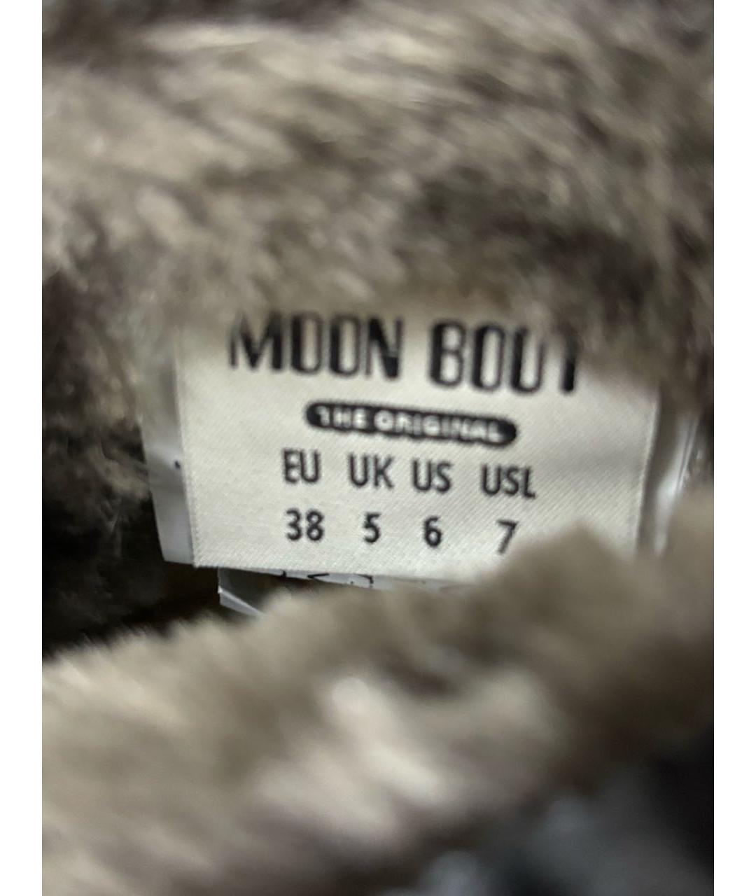 MOON BOOT Черные полусапоги, фото 3