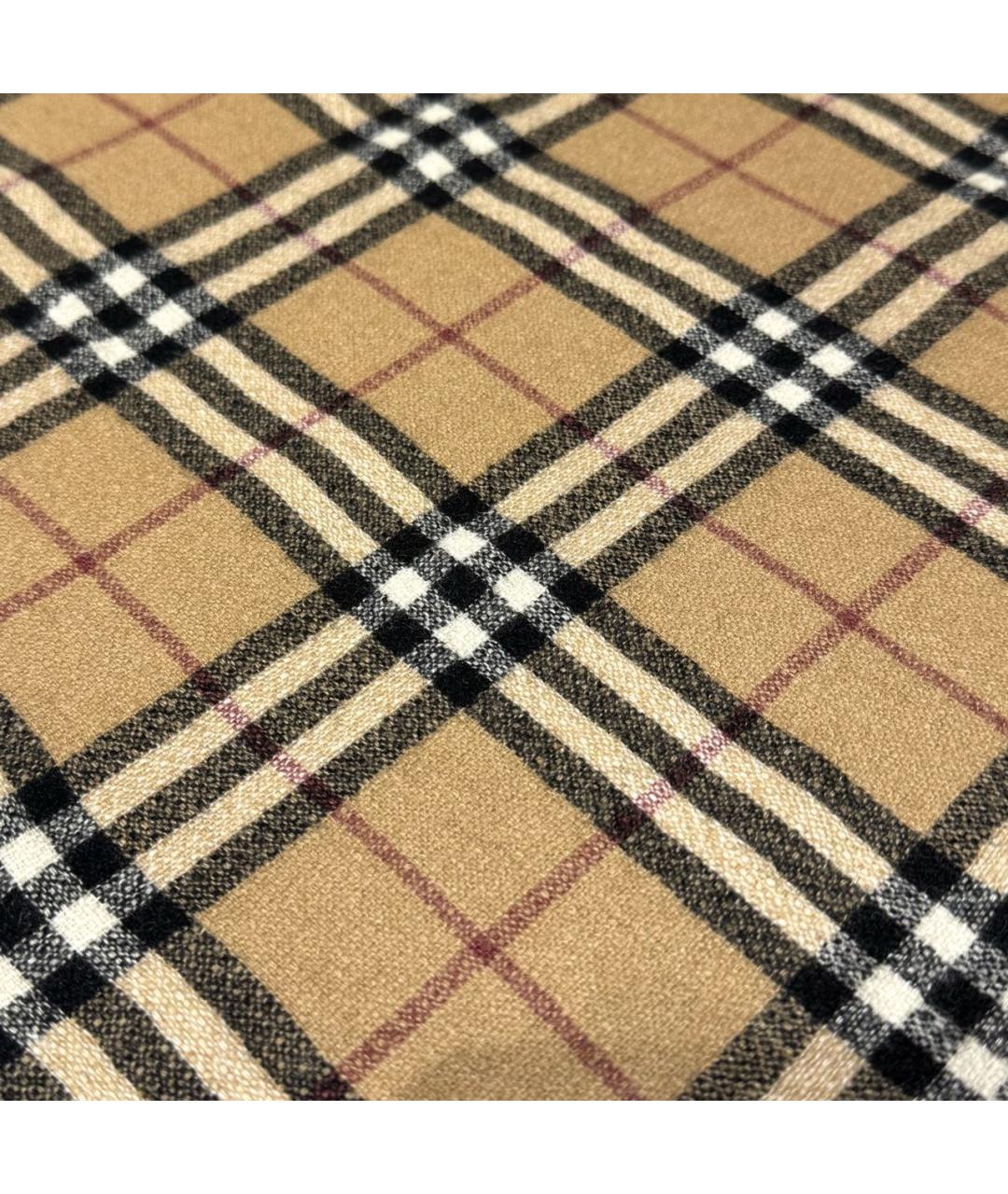 BURBERRY Бежевый кашемировый шарф, фото 3