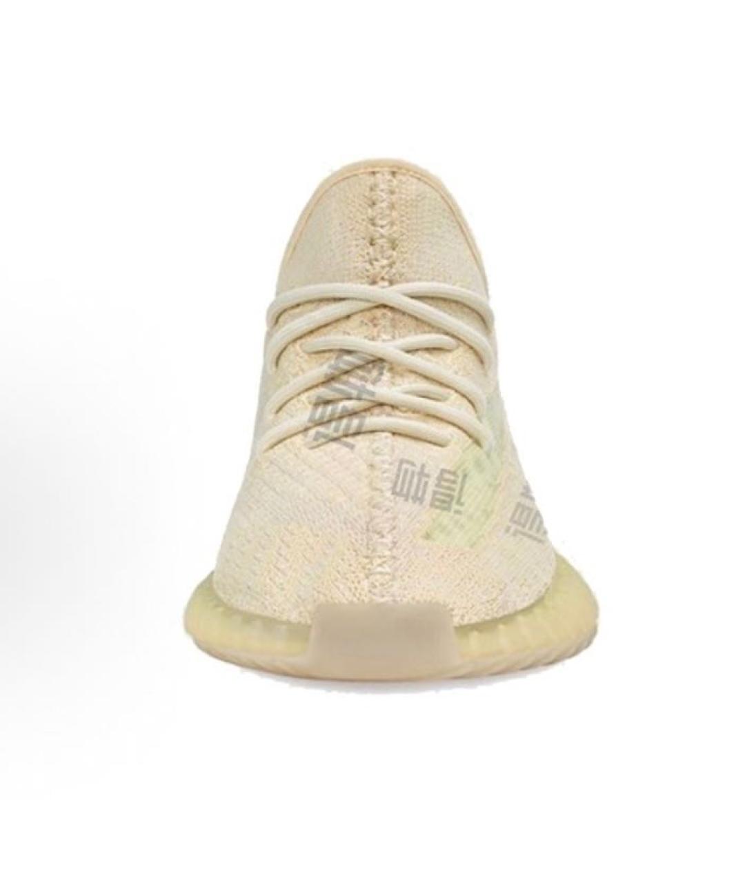 ADIDAS YEEZY Бежевые текстильные кроссовки, фото 4