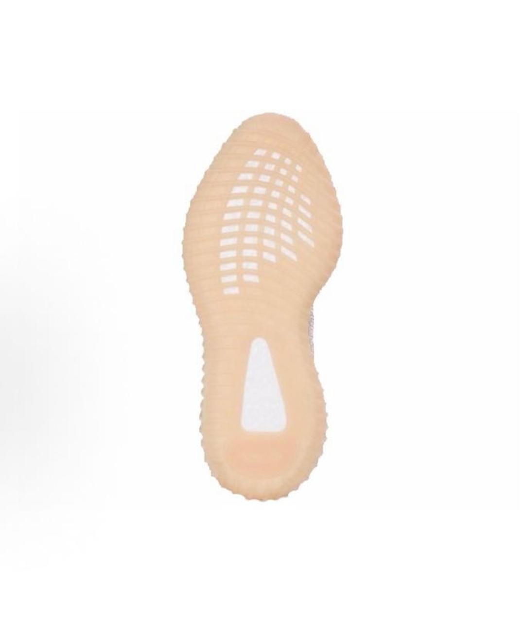 ADIDAS YEEZY Коралловые текстильные кроссовки, фото 4