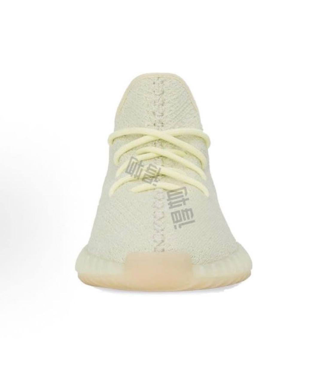 ADIDAS YEEZY Бежевые текстильные кроссовки, фото 3