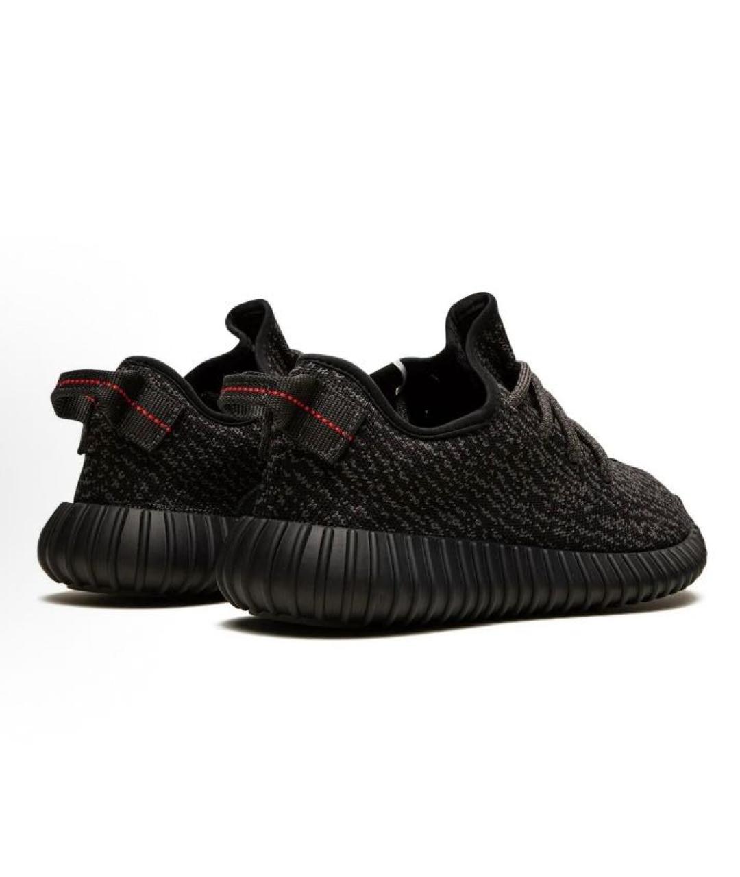 ADIDAS YEEZY Черные текстильные кроссовки, фото 4