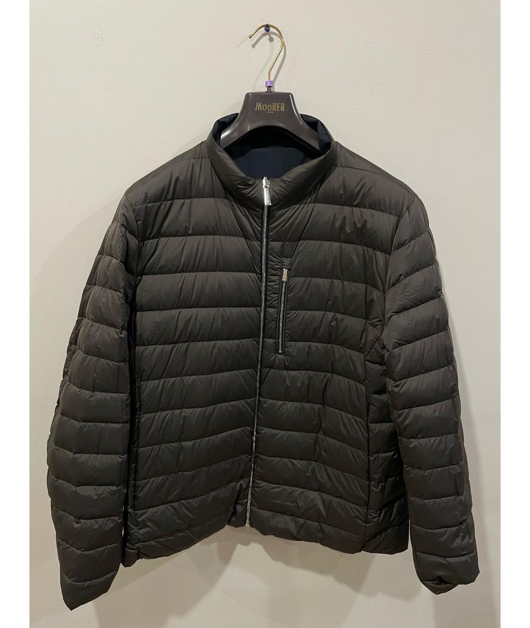 MOORER Темно-синяя полиэстеровая куртка, фото 5