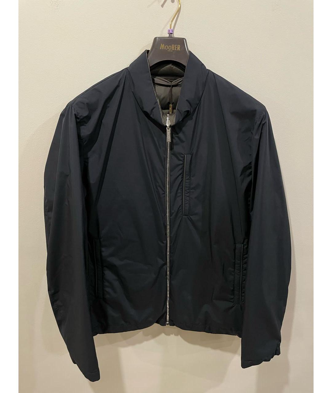 MOORER Темно-синяя полиэстеровая куртка, фото 7