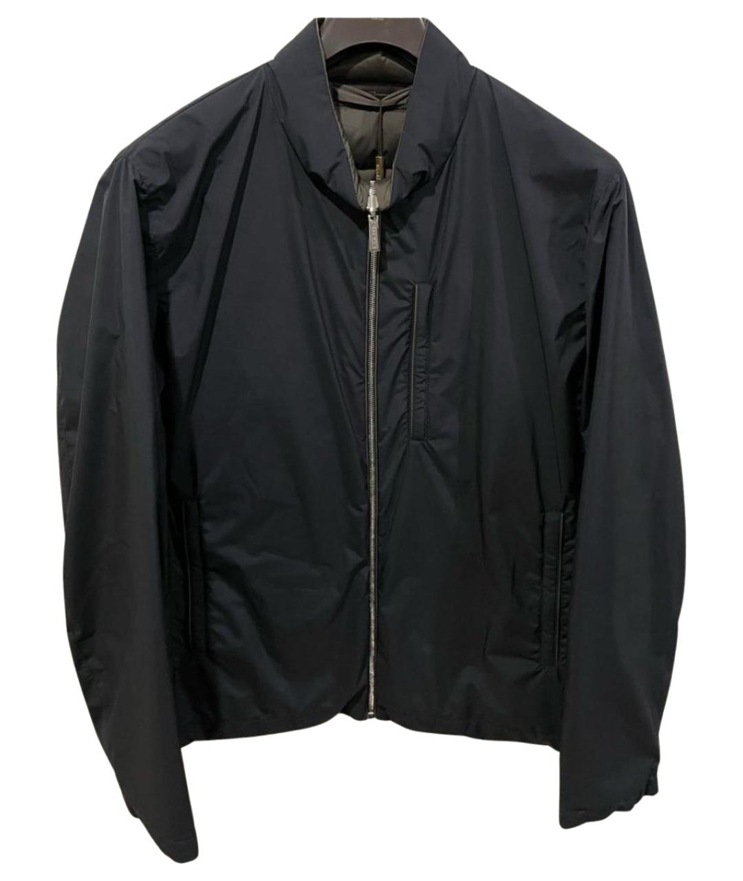 MOORER Темно-синяя полиэстеровая куртка, фото 1