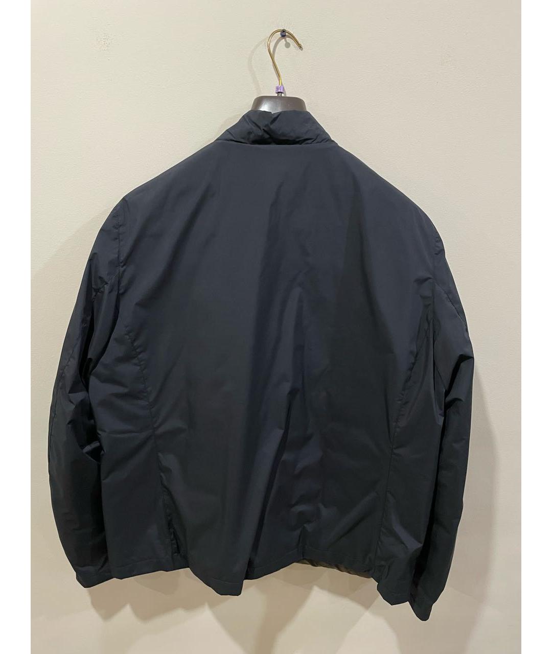MOORER Темно-синяя полиэстеровая куртка, фото 2
