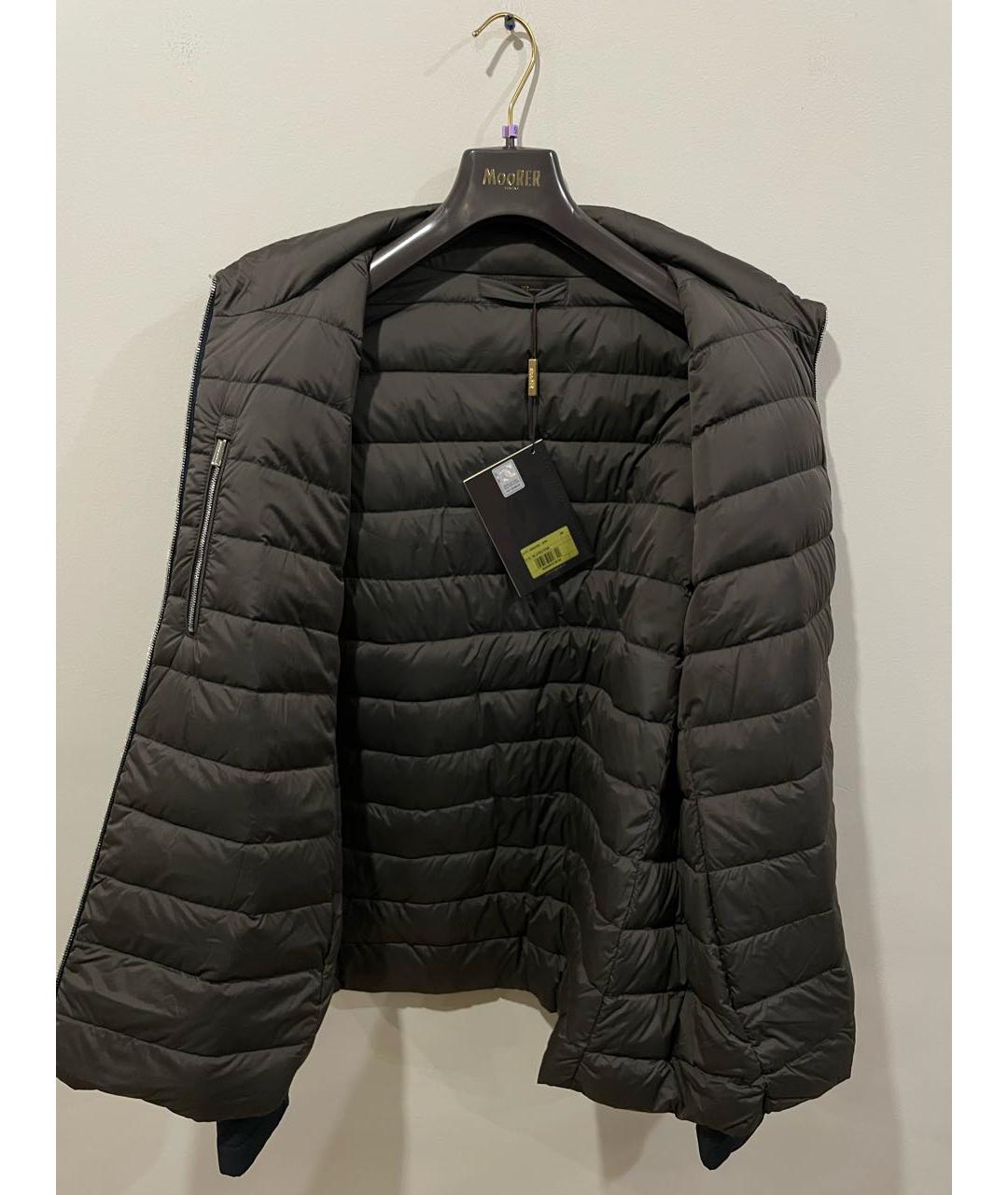 MOORER Темно-синяя полиэстеровая куртка, фото 3