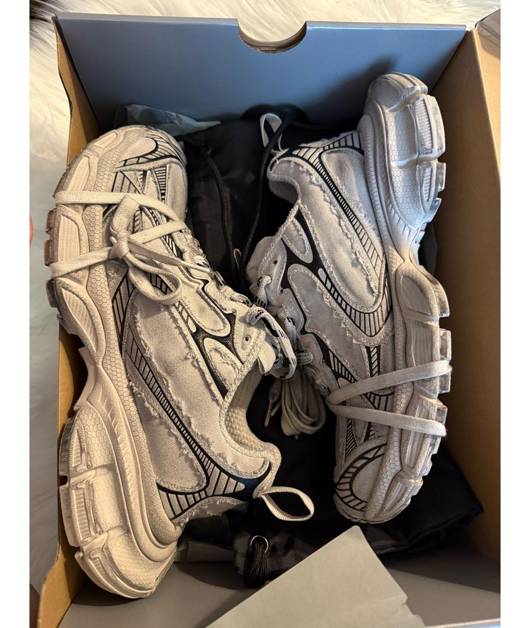 BALENCIAGA Серые текстильные кроссовки, фото 2